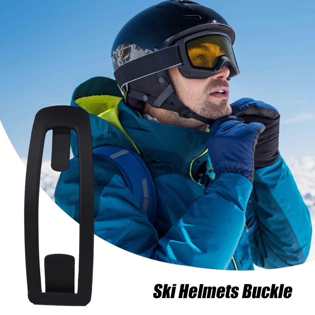 Sponka na helmu lyžařských brýlí Všestranný opakovaně použitelný uzávěr Náhradní přezka Pro snowboardingové cyklistické doplňky, Řemínek na lyžařskou helmu