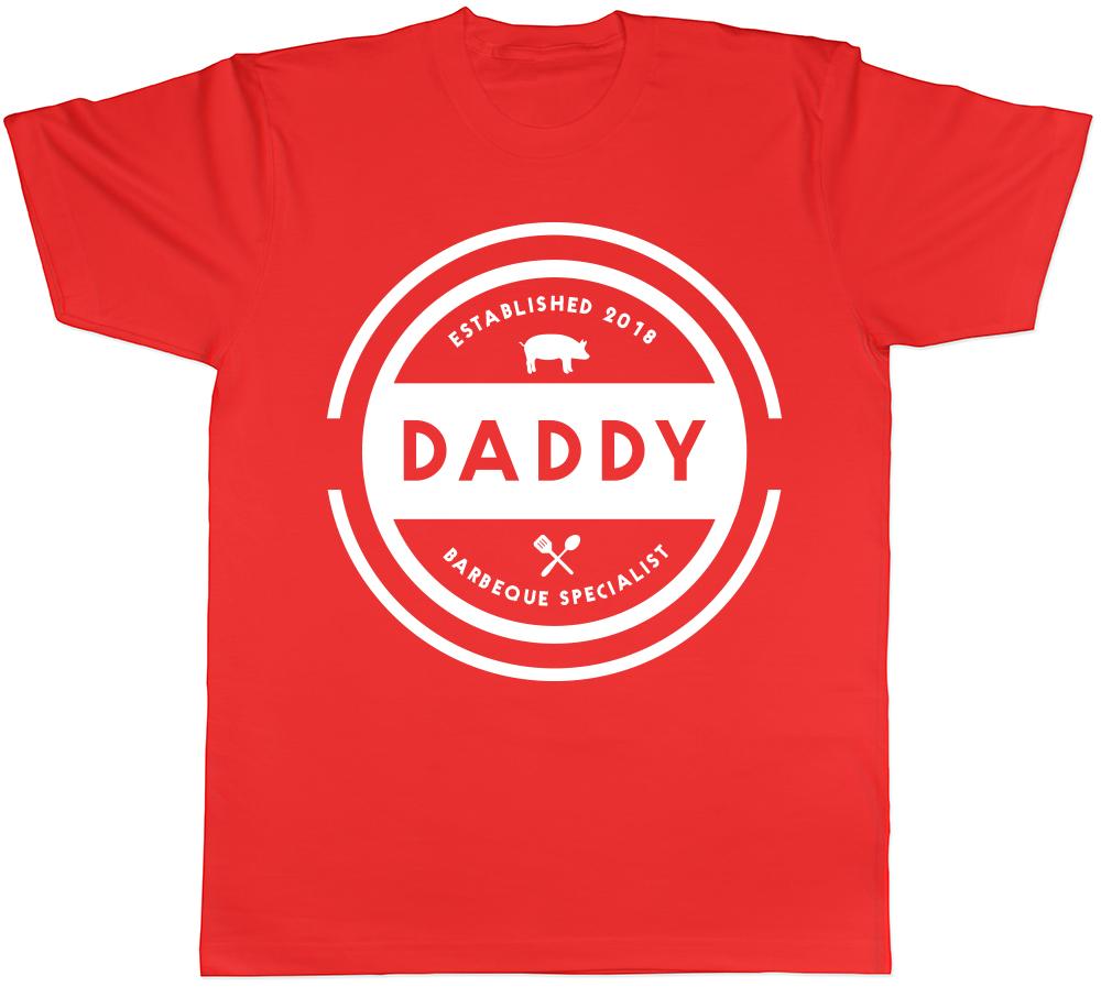 Personalised Daddy Barbecue Specialist Unisexs TShirt Tee S