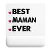 Mousepad - PLANETEE - Best Mom Ever - 22 X 18 Cm - Smooth Non-slip Surface - Thickness 3 Mm