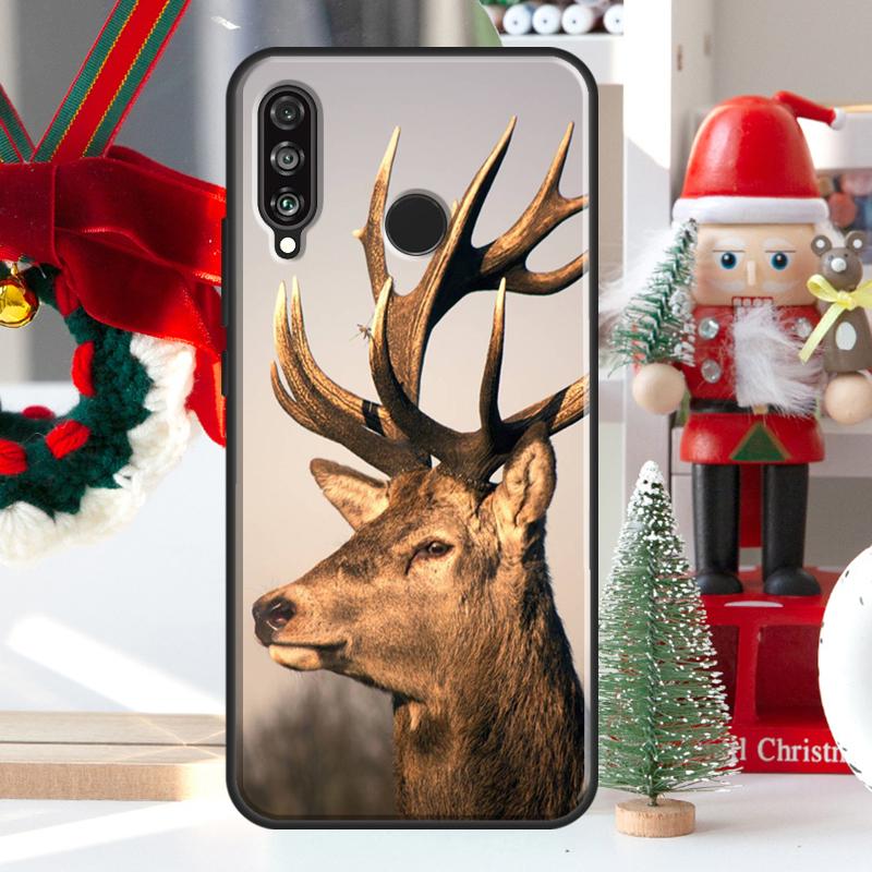 Deer Reindeer Animal For Huawei Nova Y73 Y60 Y70 Y90 Y72 Y61 Y91 7i 8i 11i 12i 12s 9 10 SE P20 P30 P40 Lite Case
