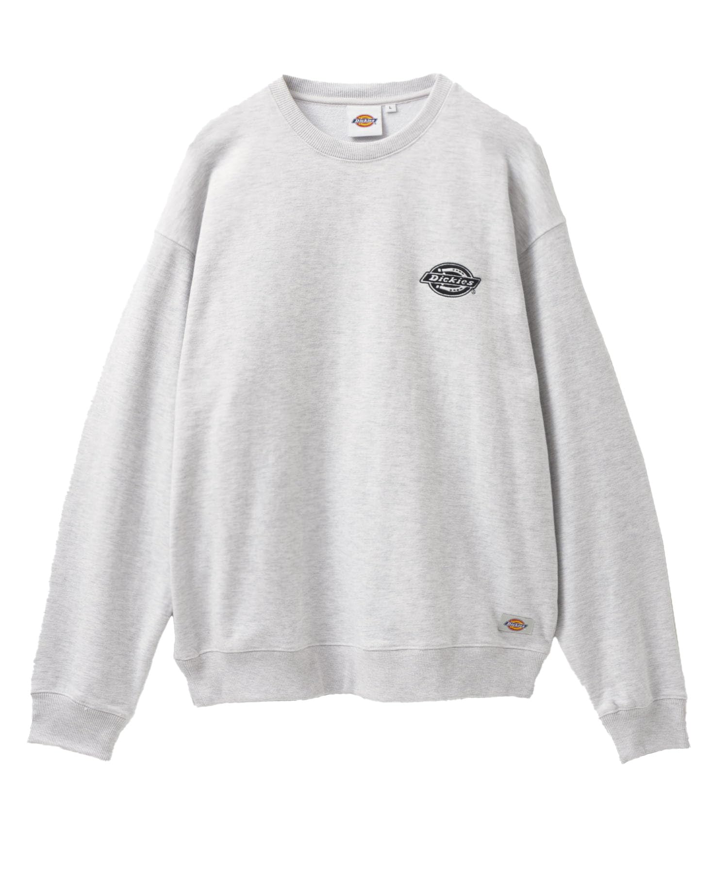 

Dickies Fleece Sweatshirt Pullover Sweatshirt Crew Neck Top Ice M Men s Gray