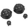 4PCS Steering Wheel Switch Button Waterproof Rust Proof Replacement For Mercedes‑Benz W221 S280 2006‑2009