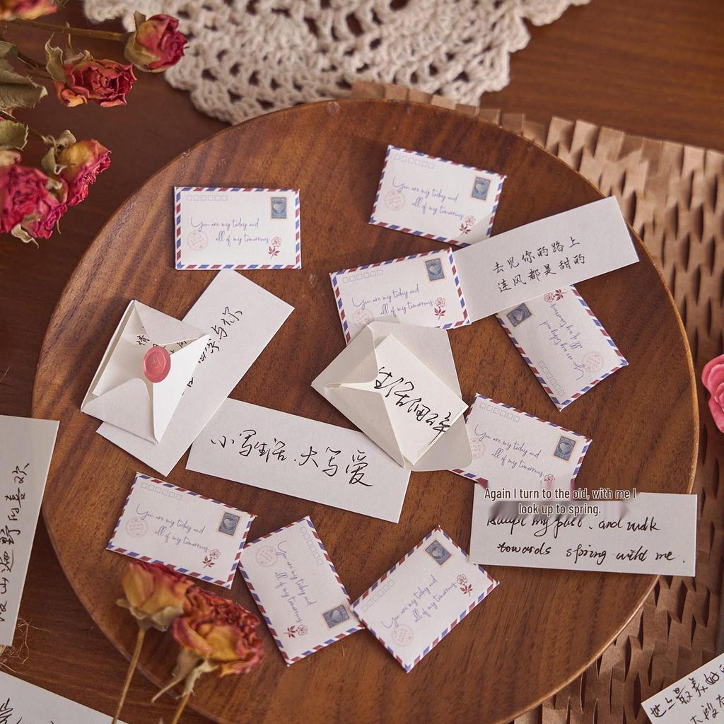 Serie Lettere d'Amore Zaomo: Mini Buste per Confessioni Scritte a Mano per Coppie