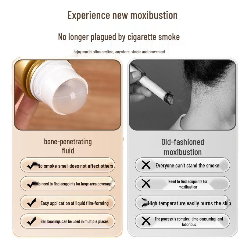 Snake Bone Five Poisons Herbal Massage Oil for Neck, Shoulder, Waist & Leg Pain Relief