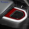 Real Soft Carbon Fiber Sticker For Honda Fit 2021 2022 2023 2024 2025 LHD RHD Car Storage Box Side of Center Console Trim