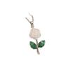 Titanium Steel Four-Leaf Clover Pendant Necklace - Luxurious Women's Clavicle Chain Accessory