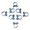 30Pieces Multiple Size Pipe Clamp Set for Liquid Transfer Systems 9/16Inch 5/8Inch Stainlesses Steel Hose Fasteners