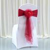 Stretch Chair Bow Tie Ready Made Spandex Stretch Cover Elegant Chair Sashes  Banquet Setting