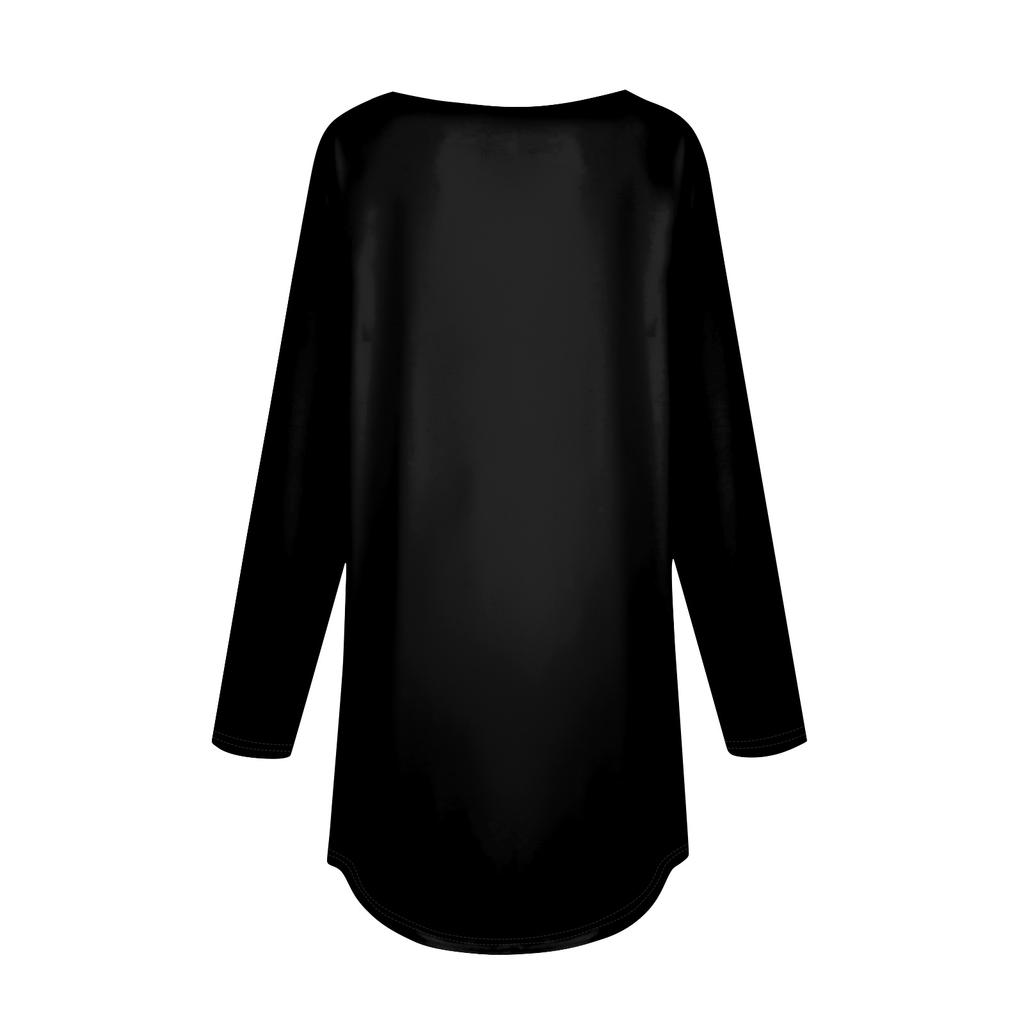 Dames Losse Comfortabele Casual Mode V-Hals Kerstprint Lange Mouw Hoodie