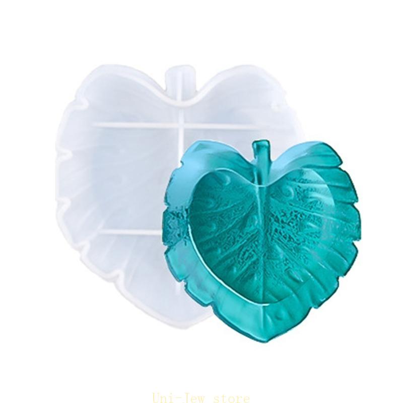 Tray Resin Mold Serving Board Mold Leaf Shaped Fruit Tray DIY Plate Mold