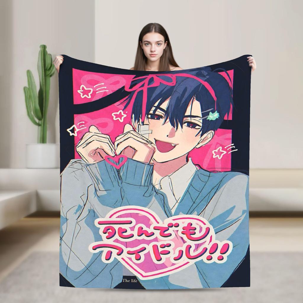 Alien Stage Manga Poster Print Plush Blankets Girls Boys Flannel Throw Blanket For Couch Chair Super Soft Quality Bedspread Gift