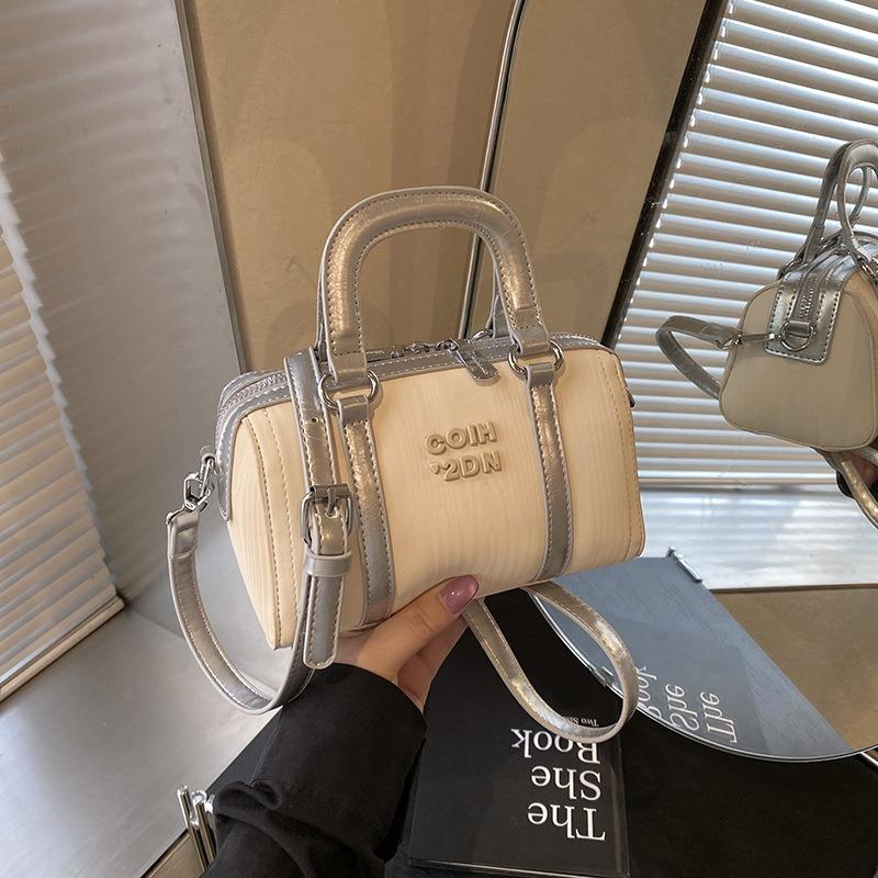 Popular Small Bag Women's New Fashion Contrasting Color Versatile Messenger Bag Portable Pillow Bag