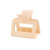Women Hair Claw Hollow Out Solid Color with Teeth Anti-slip Strong Claw Hair-fixed Anti-break Frosted Oblong Shape Lady Hair Grip Hair Accessories