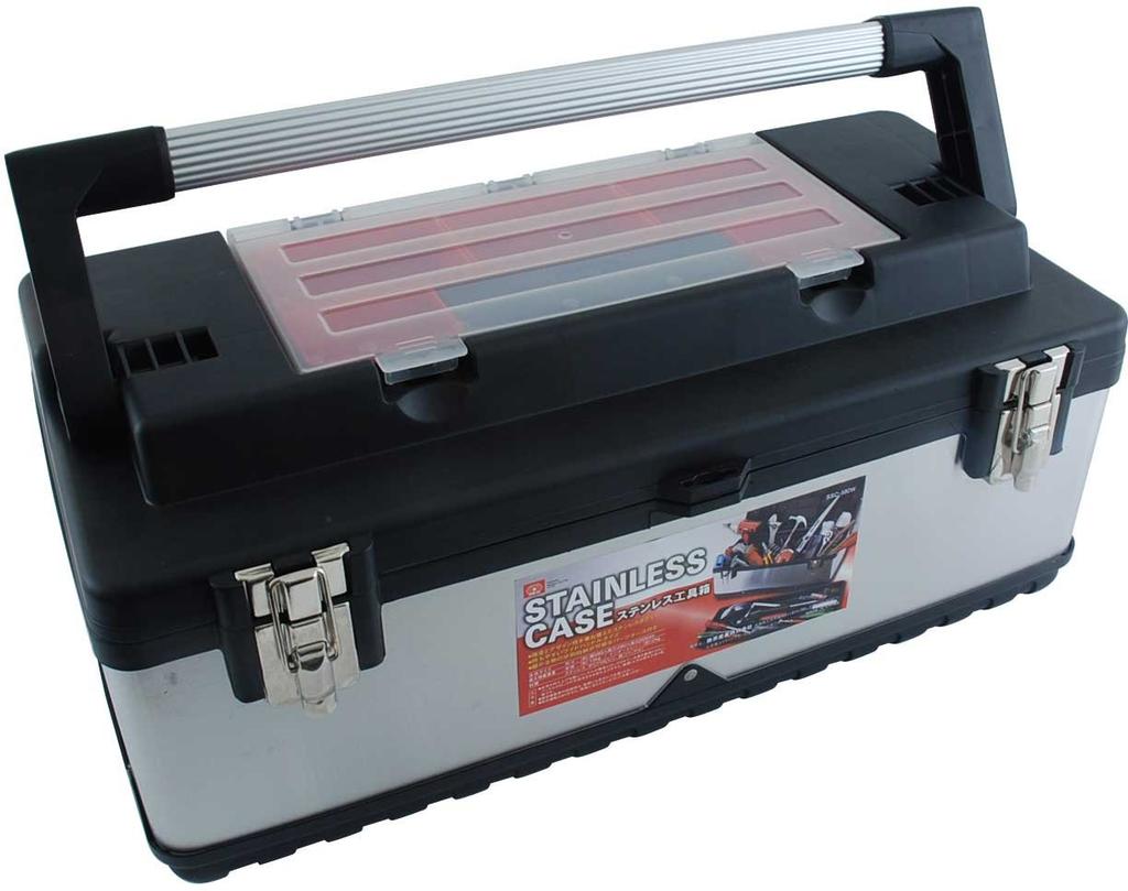 SK11 Edelstahl-Werkzeugkasten, Außenmaße: Breite 585 x Tiefe 280 x Höhe 255 mm (SK11) SSC-580W