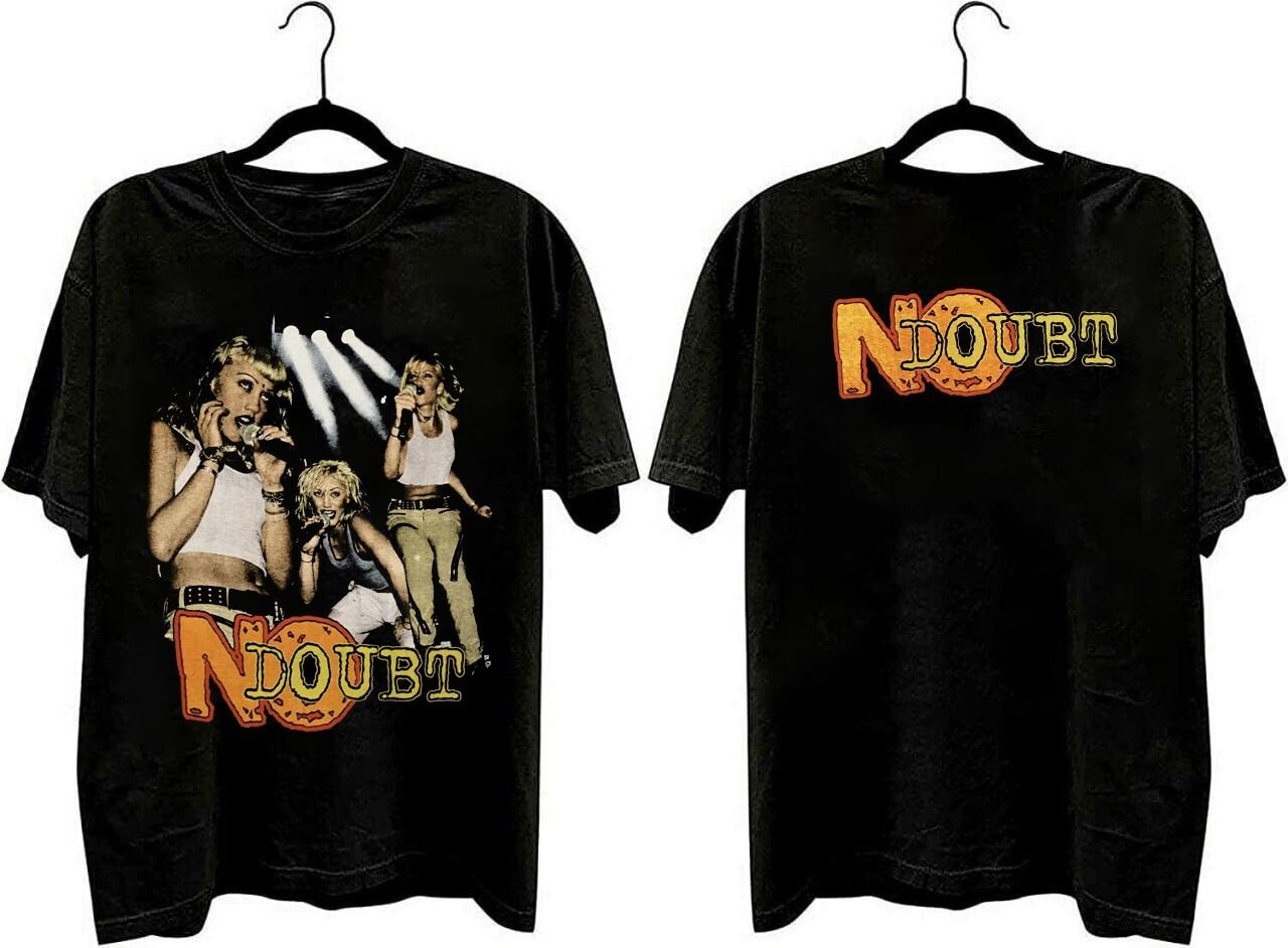 No Doubt band double sided black short sleeve tshirt QT8040 S