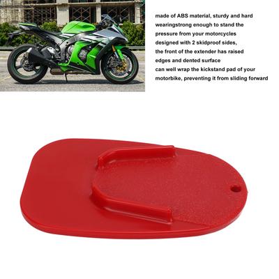 Motorcycle Kickstand Pad Motorcycle Kickstand Pad Side Foot Support Parking Plate Base Stand Replacement for