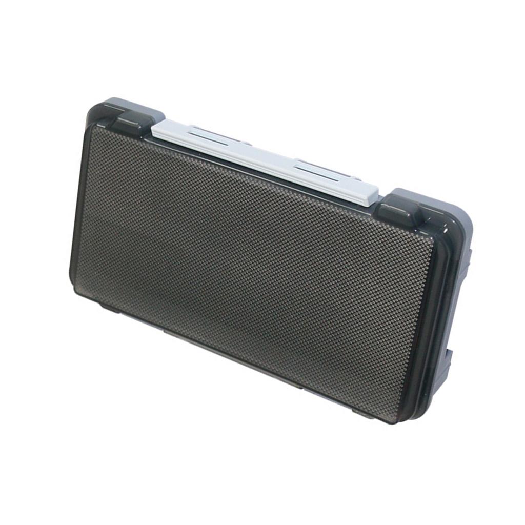 Fly Fishing Lure Box Waterproof Plastic Fishing Box Portable Sponge Pad Fly Lures Box Fishing Tackle Box Easy to Use