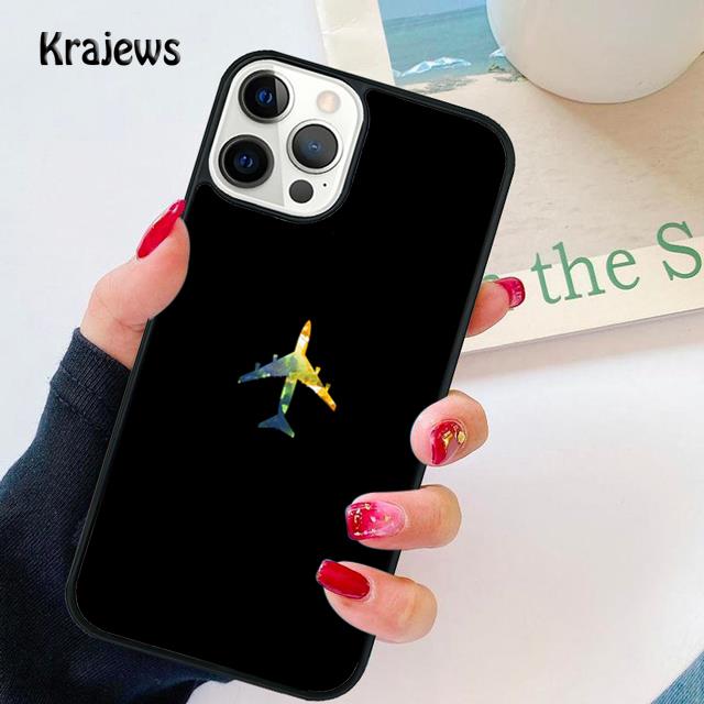 Aircraft Plane Airplane soft Phone Case Cover For iPhone 17 Air 16 15 14 13 12 Max For Apple 11 Pro Max Plus