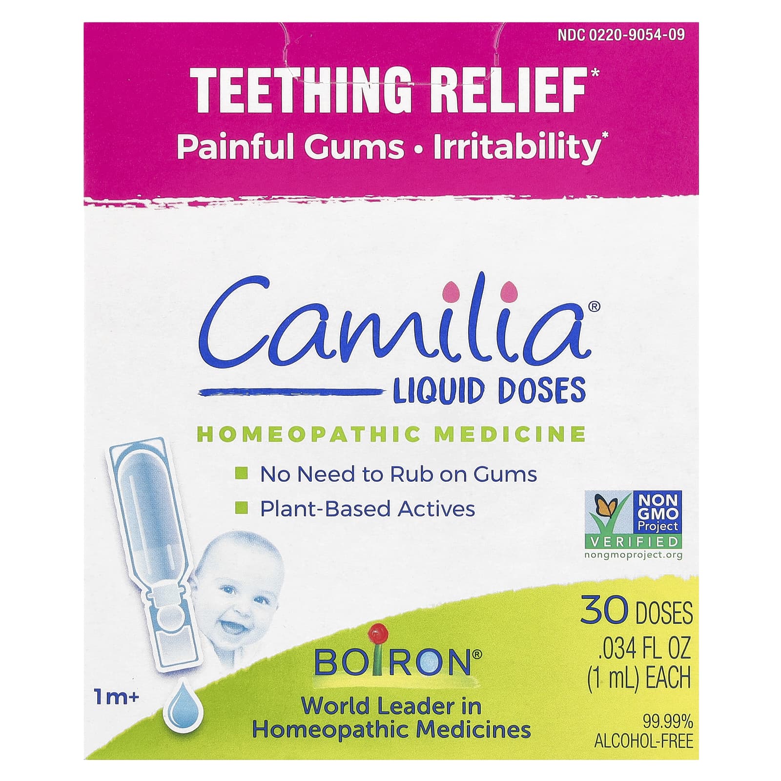 

Boiron, Camilia®, средство от зубной боли, 1 месяц+, 30 порций, 0,034 жидких унций (1 мл) каждый