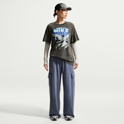 Nike Casual Pants Women s Gray Blue Moderate Other XS