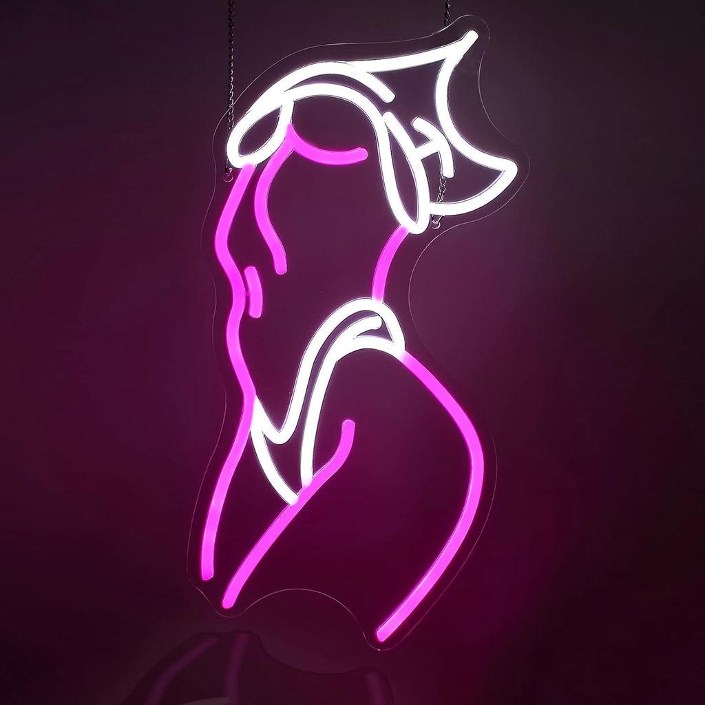 LED Neon Cat Noodle Sign: Room Decoration and Advertising