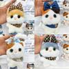 Cute Cat Plush Keychain With Soft Pp Material For Bag Decor And Gift
