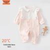 Floral Warmth Newborn Velvet Cotton Long Sleeve Bodysuit