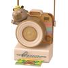Portable Retro Camera Fan with USB Rechargeable Battery and Lanyard
