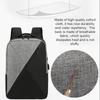 Set of 3 Laptop Backpack Large Capacity Business Daypack Portable Travel Commuting Bag with USB Charging Port Fit 15.6