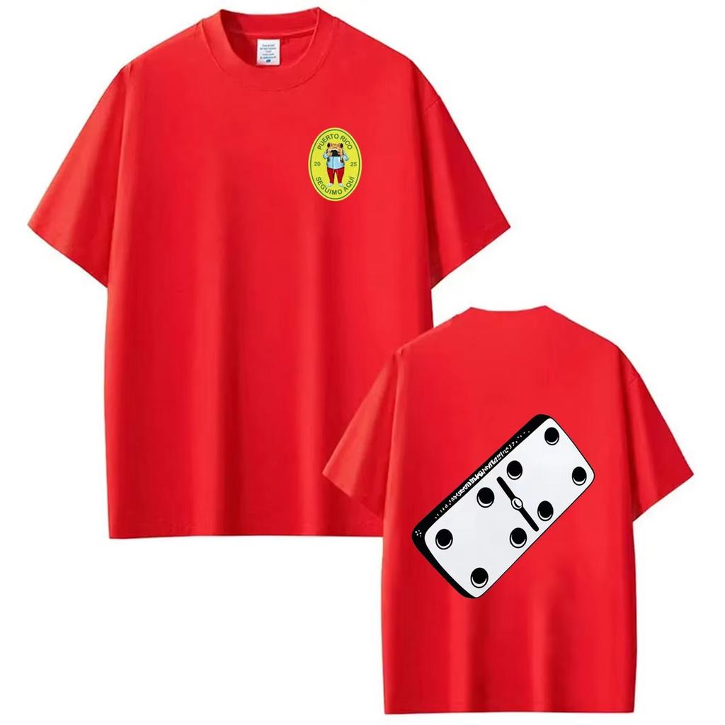 2026 Unisex DoubleSided Printed Loose Casual Short Sleeve Streetwear Classic Fan TShirt Tribute to Bad Bunny Tshirt