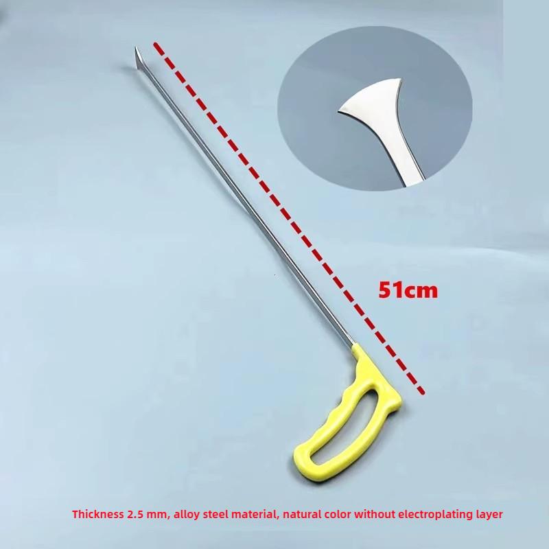 4pcs New Car Painless Dent Repair Tool Stainless Steel Removal Rod Flat Shovel Hail Dent Removal Car Door Dent Removal Body