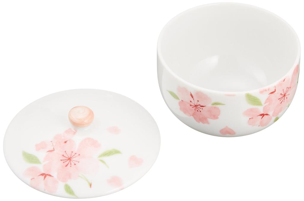 Yamashita Sakura Pink Lidded x x Craft, Sencha, 8.7 8.7 7.8 cm, 35611-058