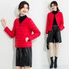 Women's Lightweight Down Cotton Coat Solid Color Minimalist Short Autumn Winter Thin Casual Portable Liner Jacket