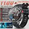 New Military 1100mAh Big Battery Outdoor Smart Watch Men GPS Path Compass 10ATM Waterproof Call AMOLED HD Sport Smartwatch