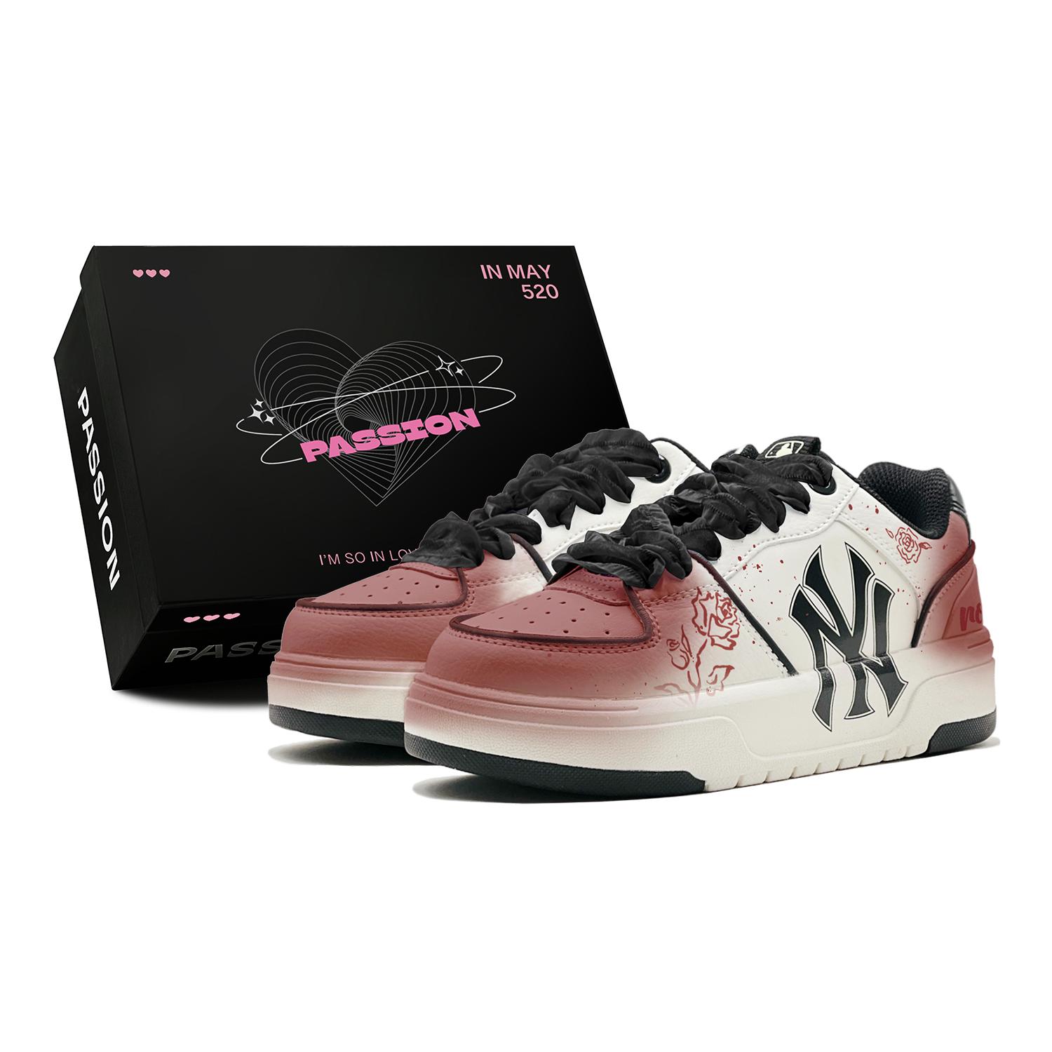 

MLB Chunky Liner Romantic, Red Rose Low top Skateboard Shoes Unisex Red Black 3ASXCA12N-50WHS(TeamS2-) 44