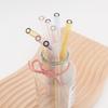 Reusable Drinking Glass Straw High Borosilicate Glass Straw Wide 8mm Eco Friendly Straw for Cocktail Smoothie Milkshake Dinkware