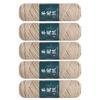 Pack Of 5 Wool Yarn Soft Crochet Yarn Hand Knitting Yarn 100g/Roll For Knitting Rugs Sweaters Scarves Hat Gloves