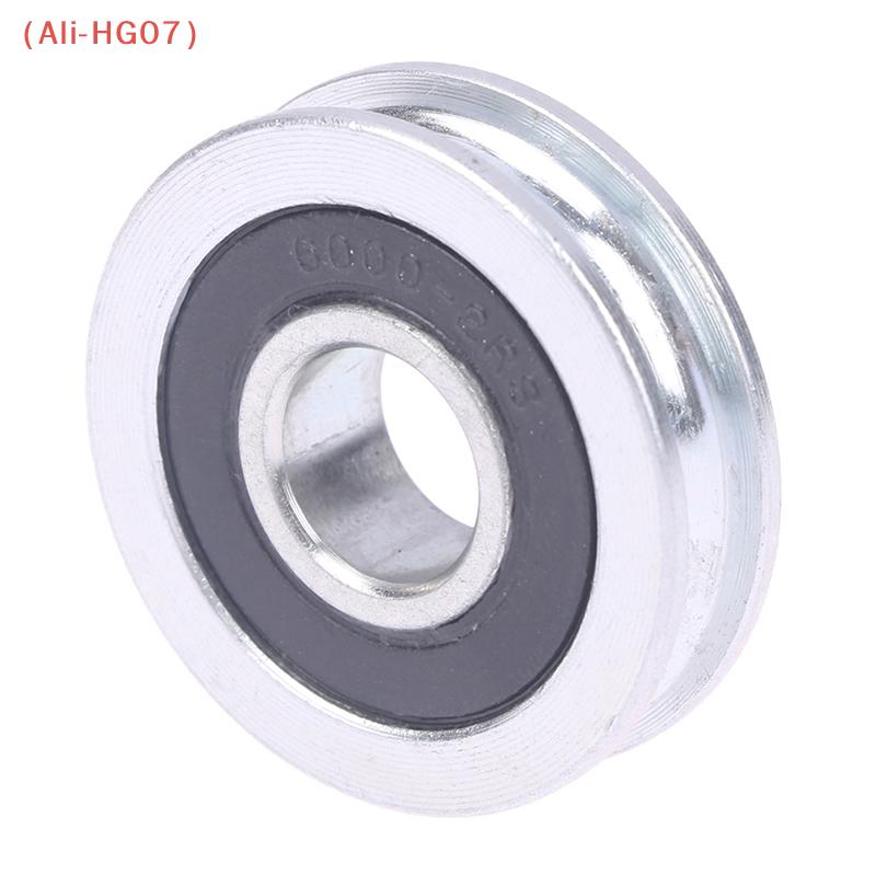 Stainless steel HMA88-10*30*8mm U Groove Bearing Pulley Non-Standard Concave Wheel Guide Wheel For 5mm Diameter Wire Pope/Track