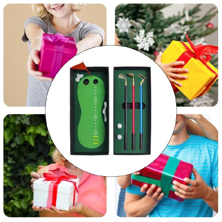 Golf Pen Set Desk Sports Game Gift for Office Colleagues Desk Part