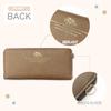 Bebe Dayan Round Zipper Embroidered Long Wallet for Women and Perfect for Housewives and Featuring a Bebe Dayan Cat Cute Cat and a Wachifield Flower