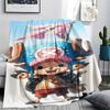 1 Stück One Piece Tony Tony Chopper Gemusterte Flanelldecke Geeignet für Alle Jahreszeiten Für Heimdekoration Wärme Und Komfort Geschenke Feiertagsgeschenk