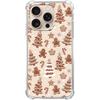 Brown Gingerbread Christmas Trees Case Compatible with iPhone 16 Pro Max, Cute Christmas Festival Case for iPhone 16 Pro Max, Cool TPU Bumper Phone