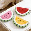 Cute Watermelon Coin Purse Zipper Cartoon Mini Card Bag Funny Plush Fruit Wallet  Women