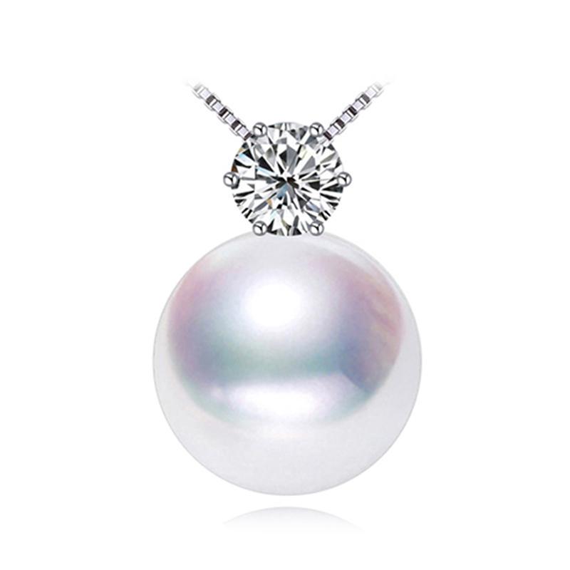 

Кулон-подвеска с речным жемчугом и цирконием LSOOYH белый