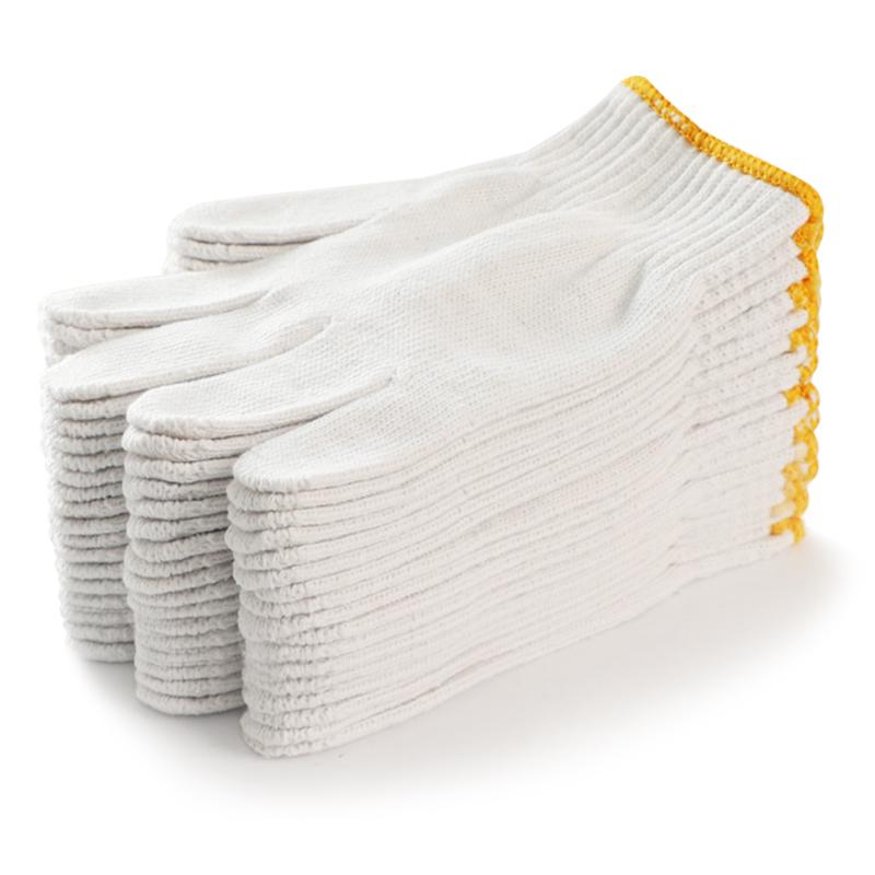 Guantes de Trabajo Antideslizantes para Mujer, Hilo de Algodón Resistente al Desgaste para Sitio de Construcción