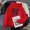 Women's Fashion Casual Printed Hooded Sweatshirt Long Sleeve Tops