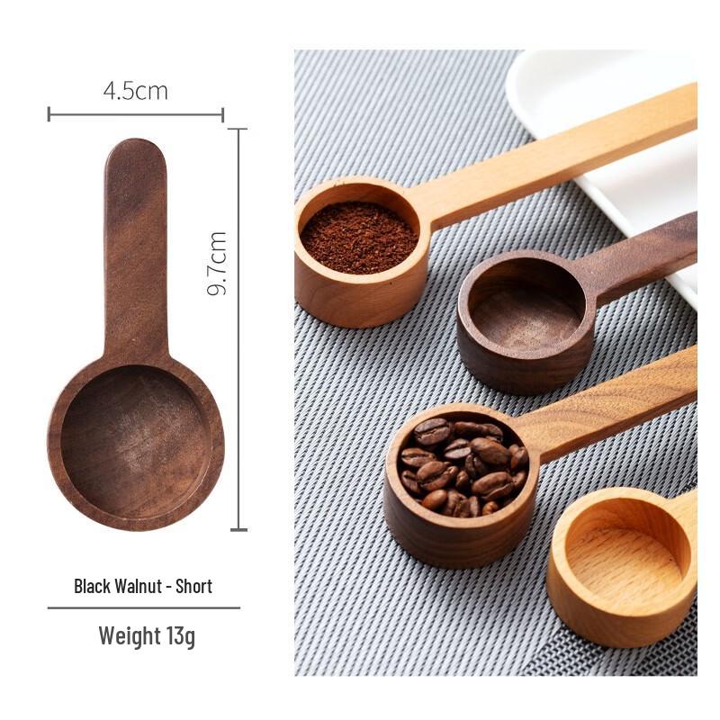 ZISIZ Beechwood Coffee Measuring Spoon Set