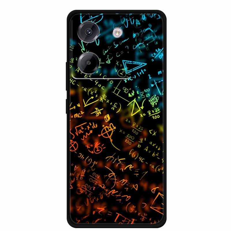 For Poco M7 Pro Phone Case TPU Soft Back Cover for Xiaomi Poco M 7 Pro 5G M7pro Silicone Funda Protector Floral Patterns Capa