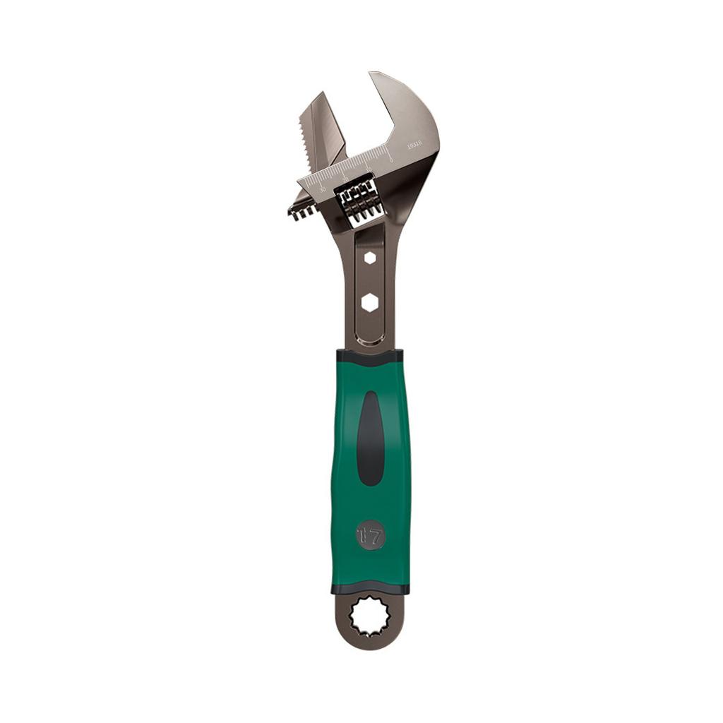 8/10/12/15inch Professional Universal Adjustable Wrench Multi-function Long Handle Large Open Monkey Spanner Tool