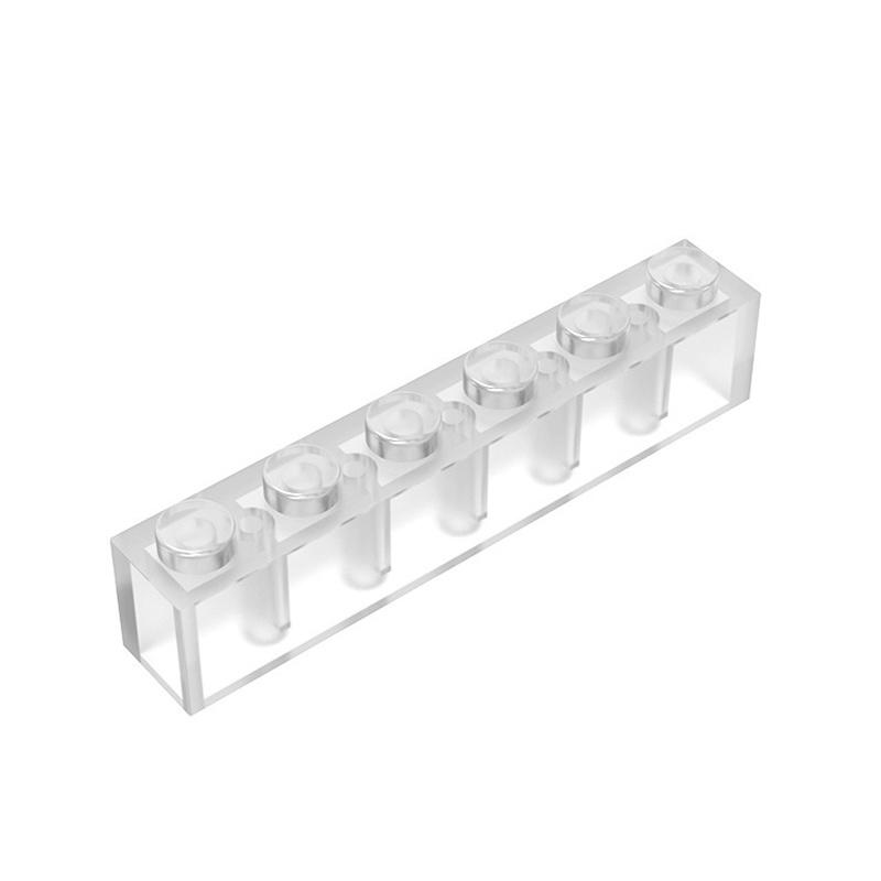 50g/21Pcs 3009 1x6 Block Moc High 6 Hole Color Accessories Compatible with Brick DIY Children's Toy Assembly Gift Storage